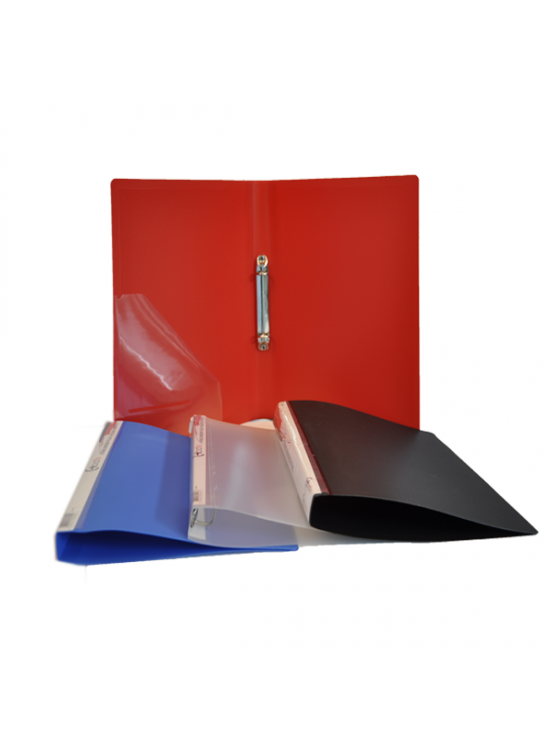 Bafix Halkalı Dosya PP 2 Halkalı A4 Kırmızı Bafix Halkalı Dosya PP 2 Halkalı A4 Kırmızı