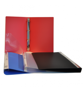 Bafix Halkalı Dosya PP 4 Halkalı A4 Kırmızı