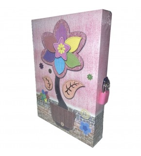 Bafix Hatıra Defteri Kilitli Karışık Desen YH32K-KRŞ