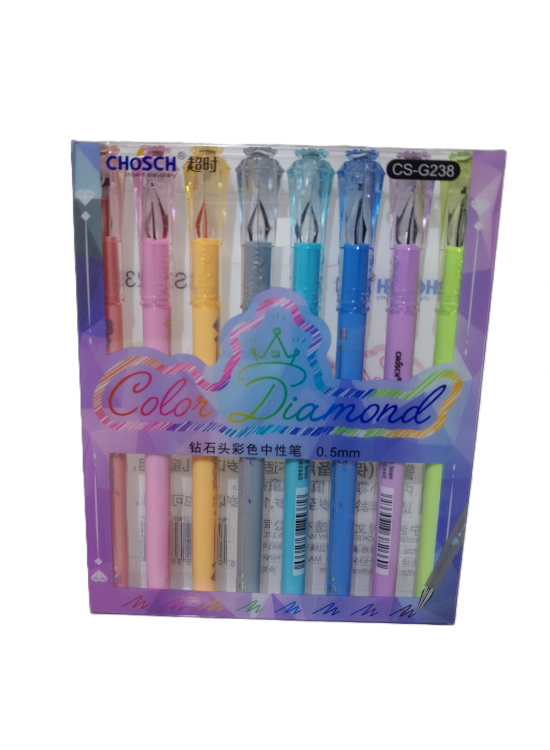 Bafix Jel Kalem Chosch 8 Renk 8 Lİ CS-G238 Bafix Jel Kalem Chosch 8 Renk 8 Lİ CS-G238