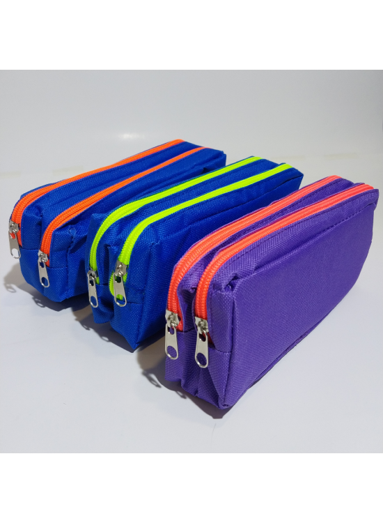 Bafix Kalem Çantası Çift Gözlü BFX-336 (1 Adet) Bafix Kalem Çantası Çift Gözlü BFX-336 (1 Adet)