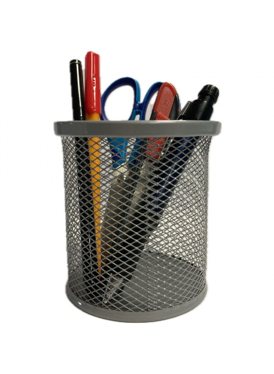 Bafix Kalemlik Metal Perforeli Silindir Silver BFX-MMK802G (1 Adet) Bafix Kalemlik Metal Perforeli Silindir Silver BFX-MMK802G (1 Adet)