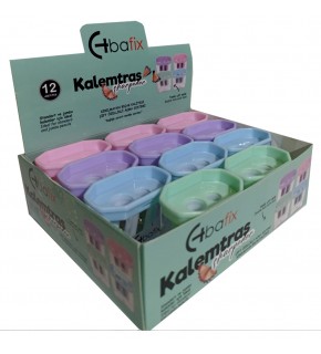 Bafix Kalemtraş Çift Delikli Tanklı TS2385 (1 Adet)