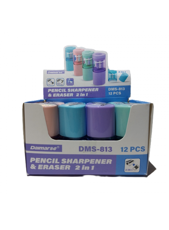 Bafix Kalemtraş Silgili Daimarse Dms-813 (1 Adet) Bafix Kalemtraş Silgili Daimarse Dms-813 (1 Adet)