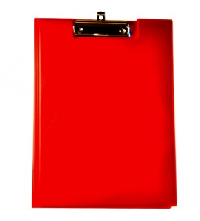 Bafix Kapaklı Sekreterlik Plastik A4 Kırmızı