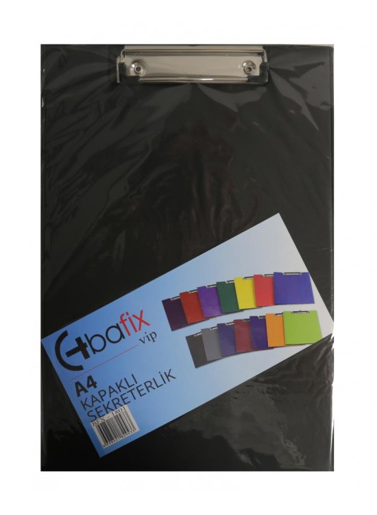 Bafix Kapaklı Sekreterlik Vip A4 Siyah BFX-1801