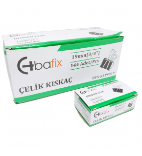 Bafix Kıskaç (Klips) Çelik 19 mm Bfx-Klps019 (1 Adet)