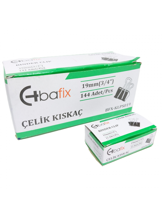 Bafix Kıskaç (Klips) Çelik 19 mm Bfx-Klps019 (1 Adet)