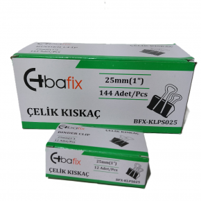Bafix Kıskaç (Klips) Çelik 25 mm Bfx-Klps025 (1 Adet)