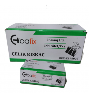 Bafix Kıskaç (Klips) Çelik 25 mm Bfx-Klps025 (1 Adet)