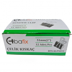 Bafix Kıskaç (Klips) Çelik 51 mm Bfx-Klps051 (1 Adet)