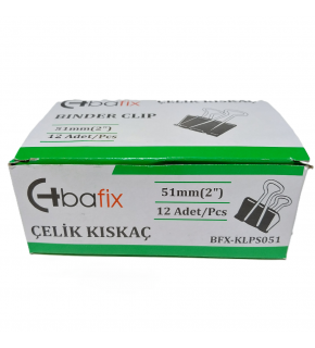 Bafix Kıskaç (Klips) Çelik 51 mm Bfx-Klps051 (1 Adet)