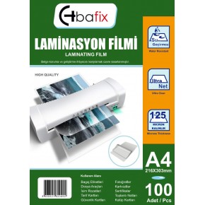 Bafix Laminasyon Filmi A4 125 Mıc 216-303 (1 Adet)
