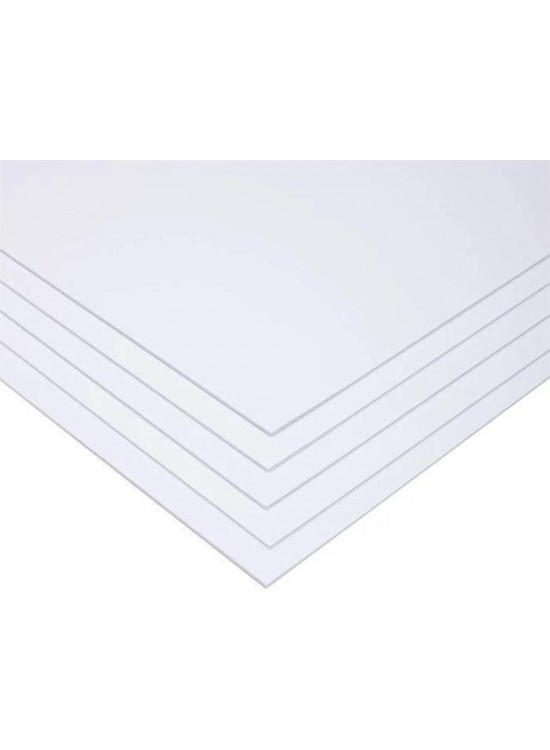Bafix Maket Kartonu ( Fotoblok ) 5 MM 102x152 Beyaz Yapışkanlı (1 Adet)