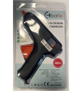 Bafix Mum Silikon Tabancası Siyah 40W