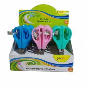 Bafix Okul Makası Küt Uçlu 13,5 Cm BFX-SA3450 (1 Adet)