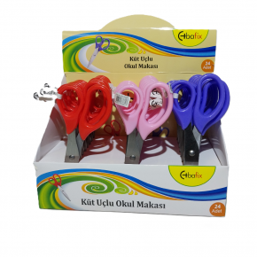 Bafix Okul Makası Küt Uçlu 13,5 Cm BFX-SA6850 (1 Adet)