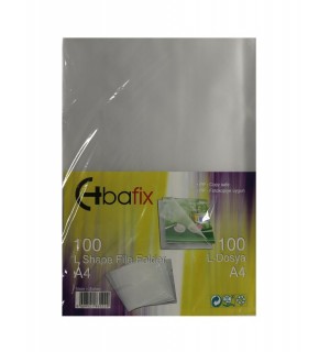 Bafix Poşet Dosya L Tipi A4 Şeffaf 90 Micron (1 Adet)
