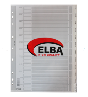 Bafix Seperatör Aylar Karton A4