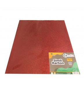 Bafix Simli Karton 50x70 Kırmızı (1 Adet)