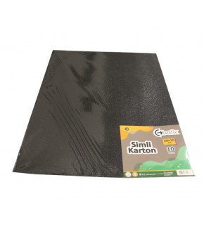 Bafix Simli Karton 50x70 Siyah (1 Adet)