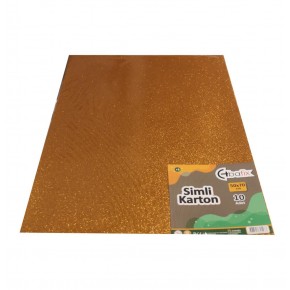 Bafix Simli Karton 50x70 Turuncu (1 Adet)