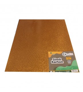 Bafix Simli Karton 50x70 Turuncu (1 Adet)