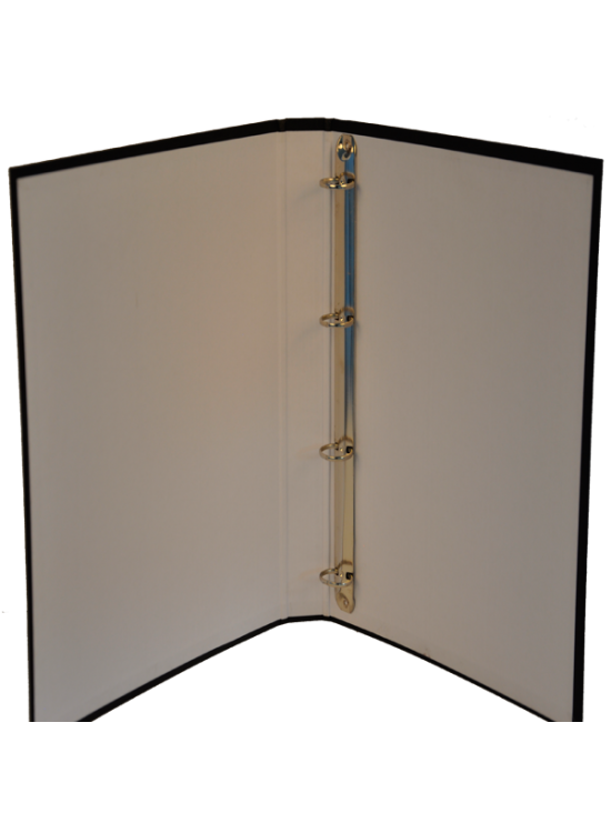 Bafix Talebe Klasörü Pvc 4 Halkalı A4 Siyah