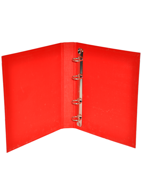 Bafix Talebe Klasörü Pvc 4 Halkalı A5 Kırmızı