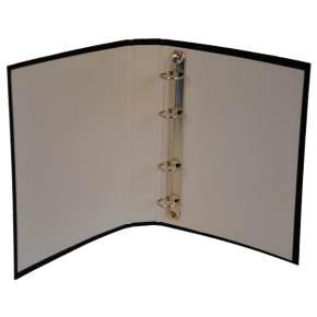 Bafix Talebe Klasörü Pvc 4 Halkalı A5 Siyah