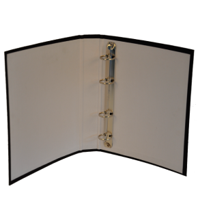 Bafix Talebe Klasörü Pvc 4 Halkalı A5 Siyah