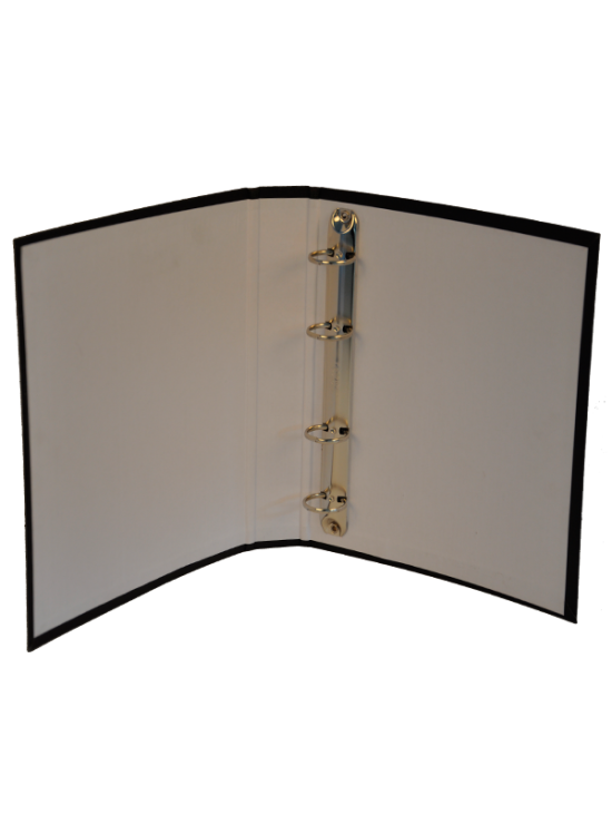 Bafix Talebe Klasörü Pvc 4 Halkalı A5 Siyah