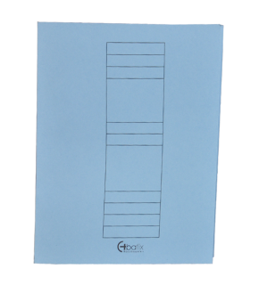 Bafix Tam Kapak Dosya Karton Mavi (1 Adet)