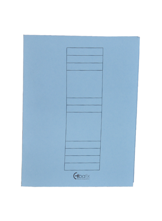 Bafix Tam Kapak Dosya Karton Mavi (1 Adet)