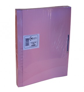 Bafix Tam Kapak Dosya Karton Pembe (1 Adet)