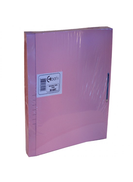 Bafix Tam Kapak Dosya Karton Pembe (1 Adet) Bafix Tam Kapak Dosya Karton Pembe (1 Adet)