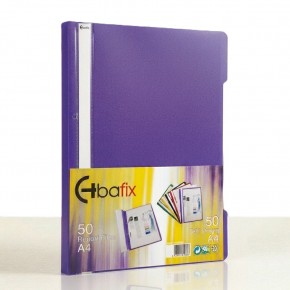 Bafix Telli Dosya Plastik XL Mor A4 (1 Adet)