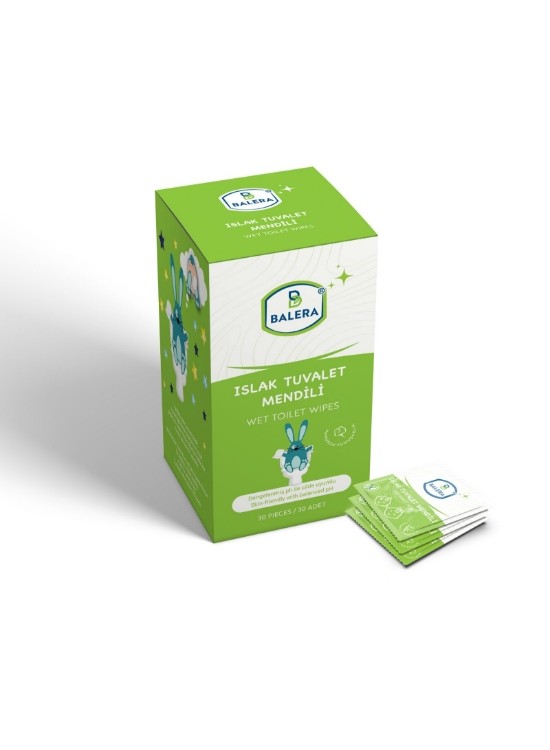 Balera Islak Tuvalet Mendili Çocuk 30Lu