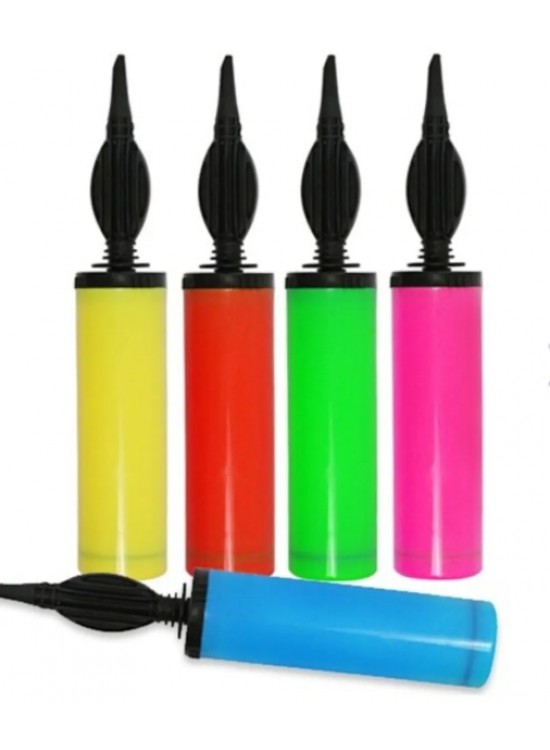 Balon El Pompası Mini Neon Renkli 1. Kalite