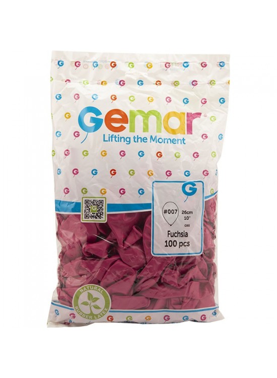 Balon G120 33Cm 100 Lü Fuşya #07 Balon G120 33Cm 100 Lü Fuşya #07