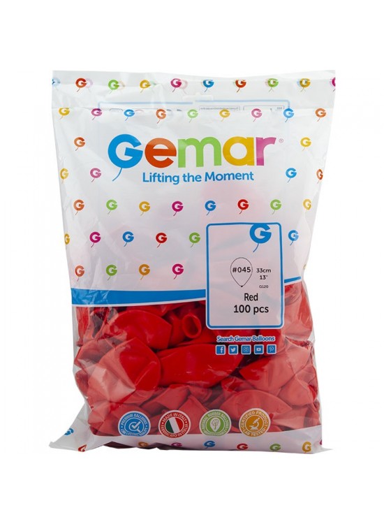 Balon G120 33Cm 100 Lü Kırmızı #045