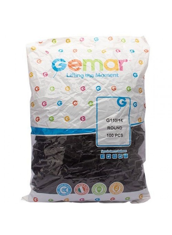 Balon G120 33Cm 100 Lü Siyah #14