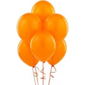 Balonevi 12" Baskı Balonu Neon Turuncu 100 Lü