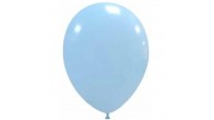Balonevi Balon 12" Baskı Makaron Mavi 100 Lü