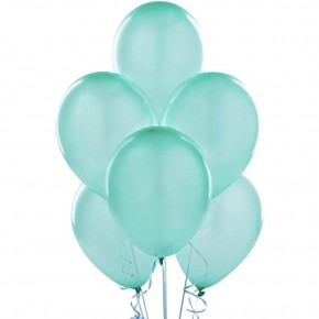 Balonevi Balon 12" Baskı Su Yeşili 100 Lü