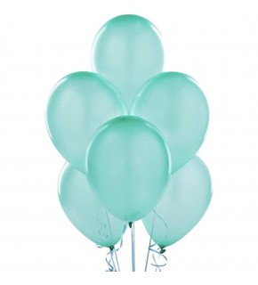 Balonevi Balon 12" Baskı Su Yeşili 100 Lü