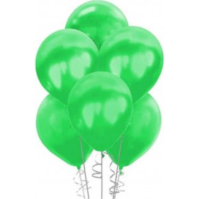 Balonevi Balon 12" Metalik Yeşil 12 Li