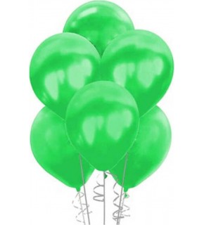 Balonevi Balon 12" Metalik Yeşil 12 Li