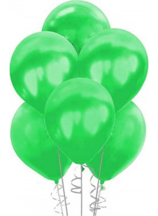 Balonevi Balon 12" Metalik Yeşil 12 Li