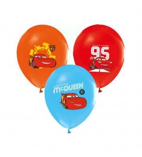 Balonevi Balon 4+1 Cars 3 Baskılı 12" 8 Li